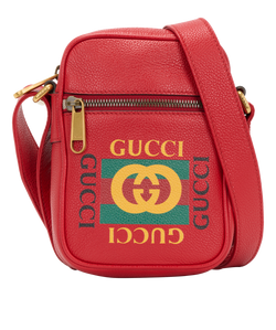 GG Messenger, Leather, Red, 6609, DB, 2*
